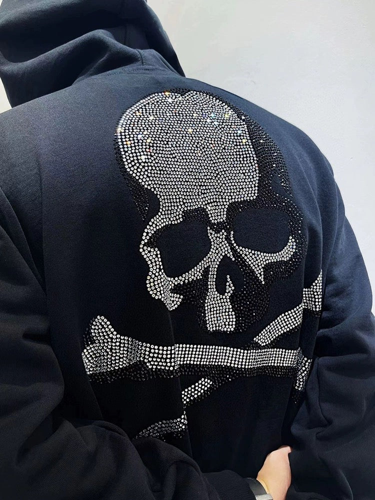 Inspire mastermind Japan Jewel skull black Hoodie for men women