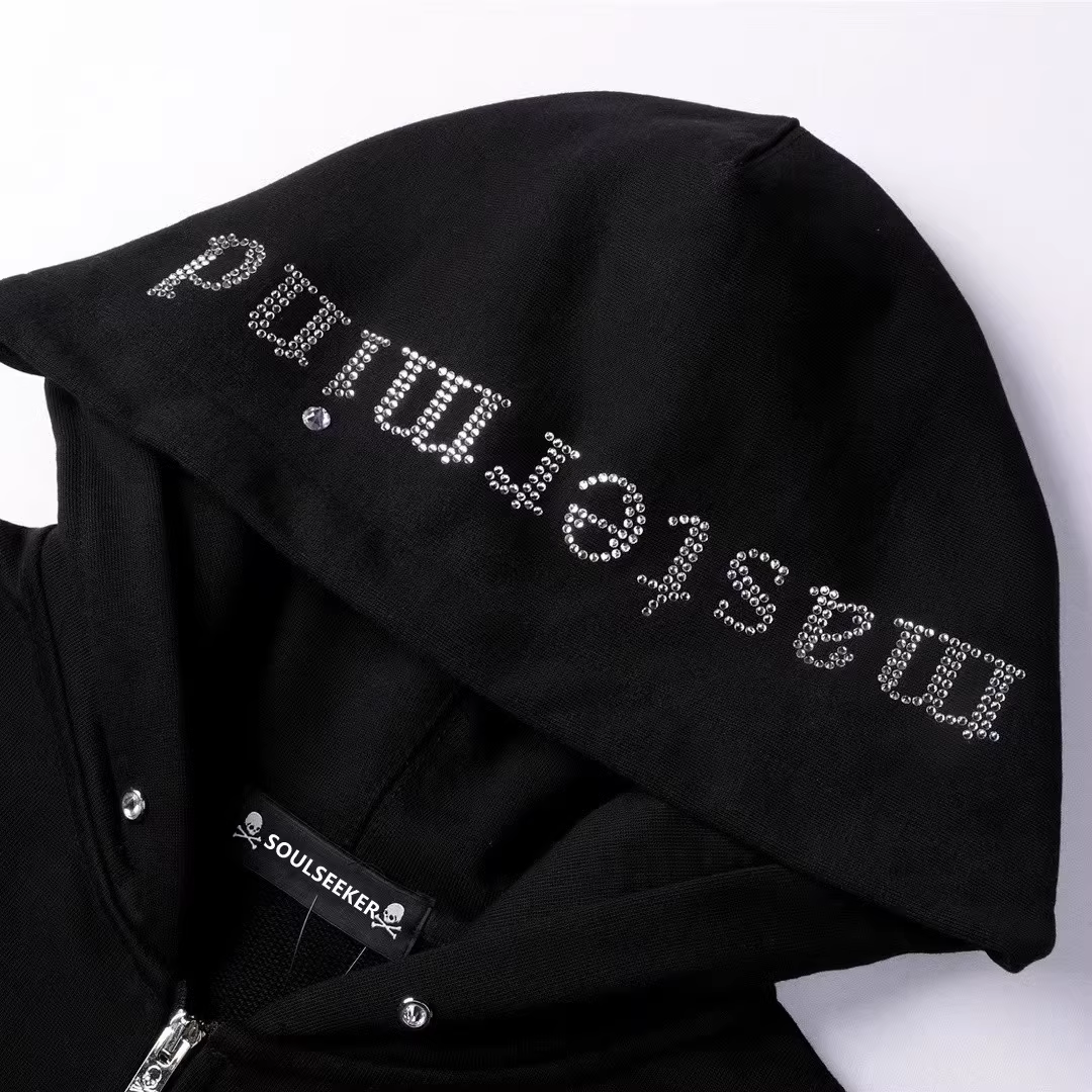 Inspire mastermind Japan Jewel skull black Hoodie for men women