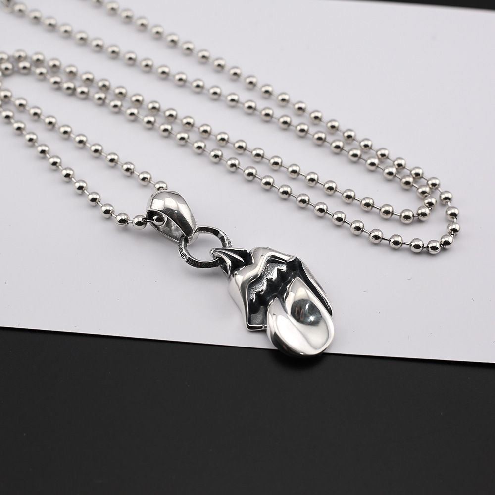 Chrome Hearts Style ROLLING Tone Silver Gold Color Necklace For Men Women 925 Silver