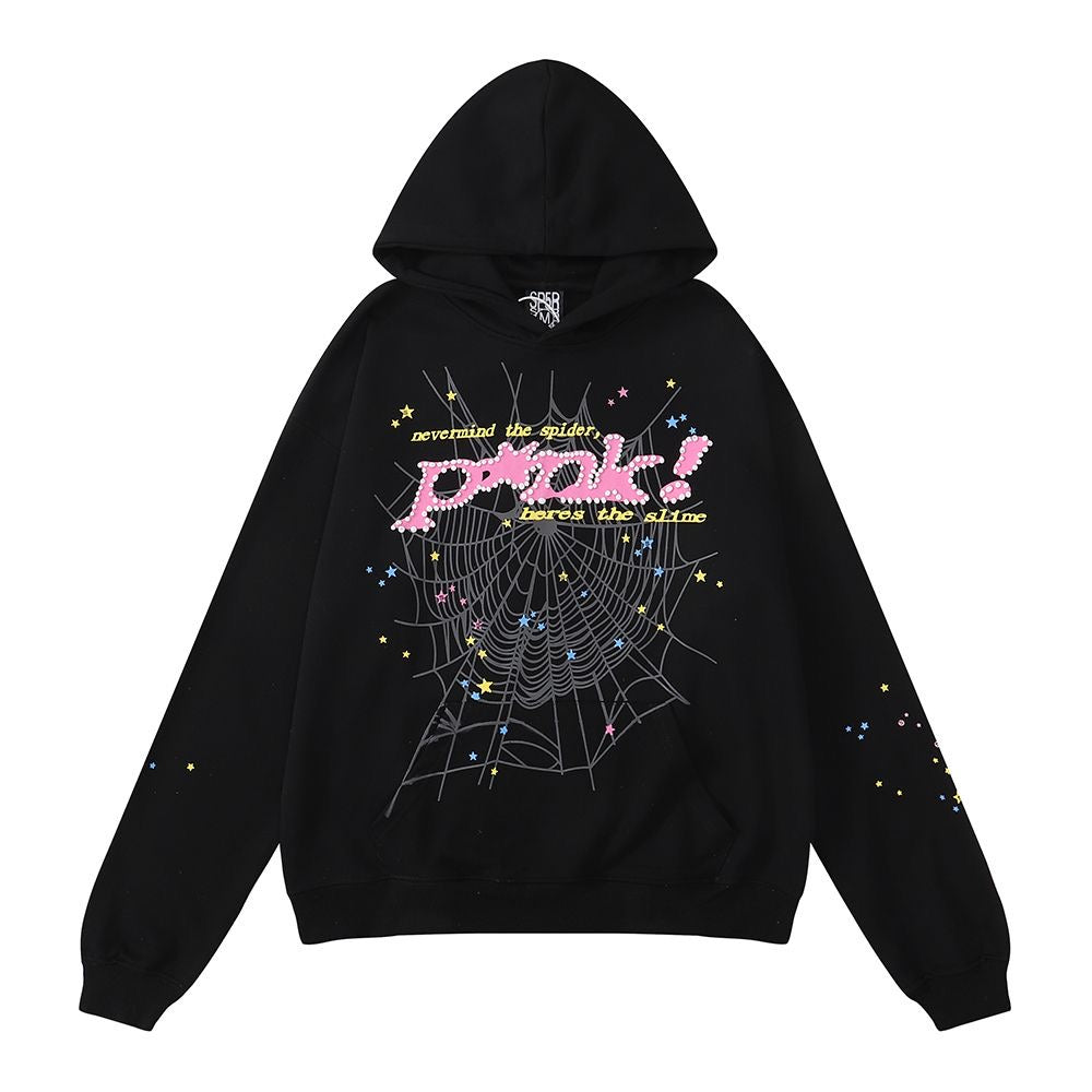 Sp5der Hoodie Black Spider For Men Women