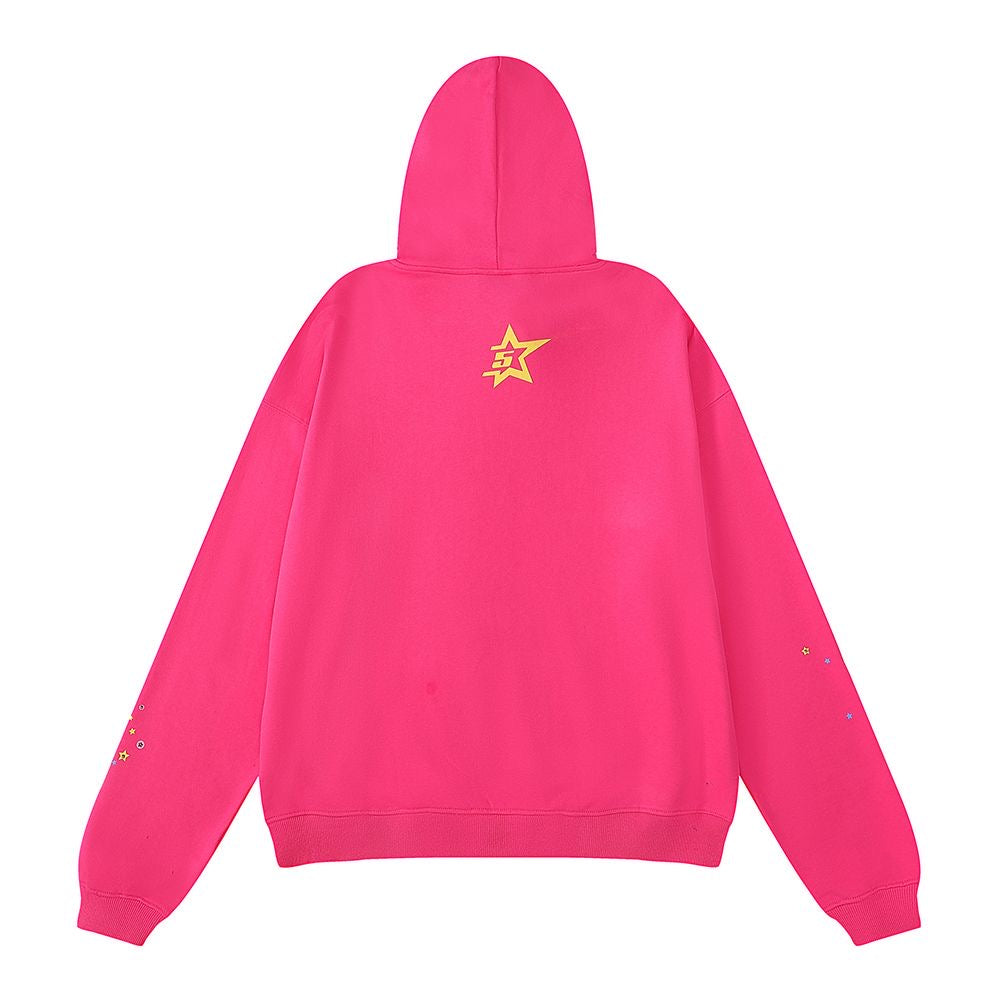 Sp5der Hoodie Pink Spider For Men Women  555 Hoodie