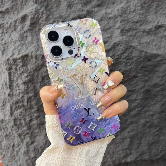 LV Iphone case 15promax pro plus 14 13 12 11 Pruple Phone case